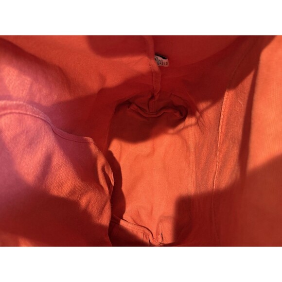 Baggu 100% Recycled Cotton Canvas Drawstring Backpack Orange Bag Casual Travel main image 4